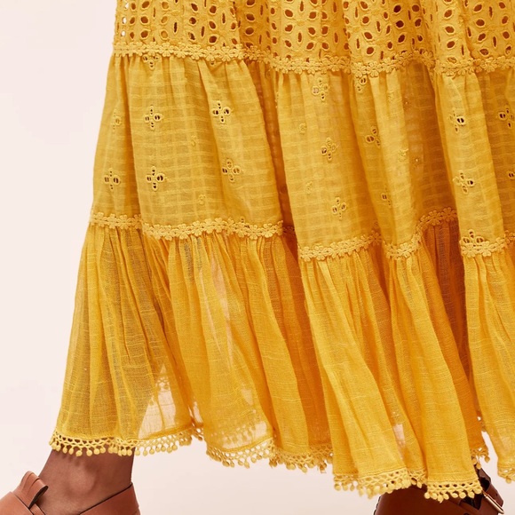 Anthropologie Fallon Eyelet Maxi Dress - Picture 11 of 16